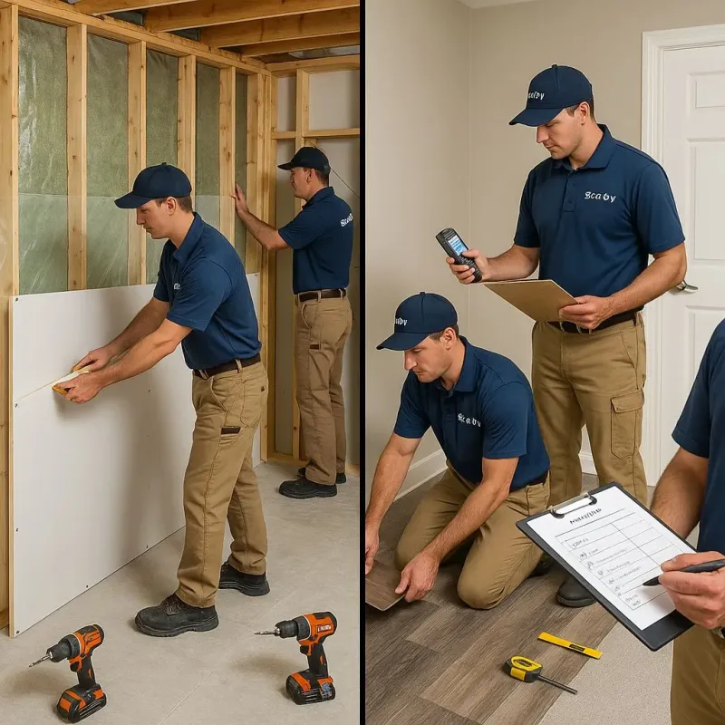 Repairs and Reconstruction process in Marshall, TX